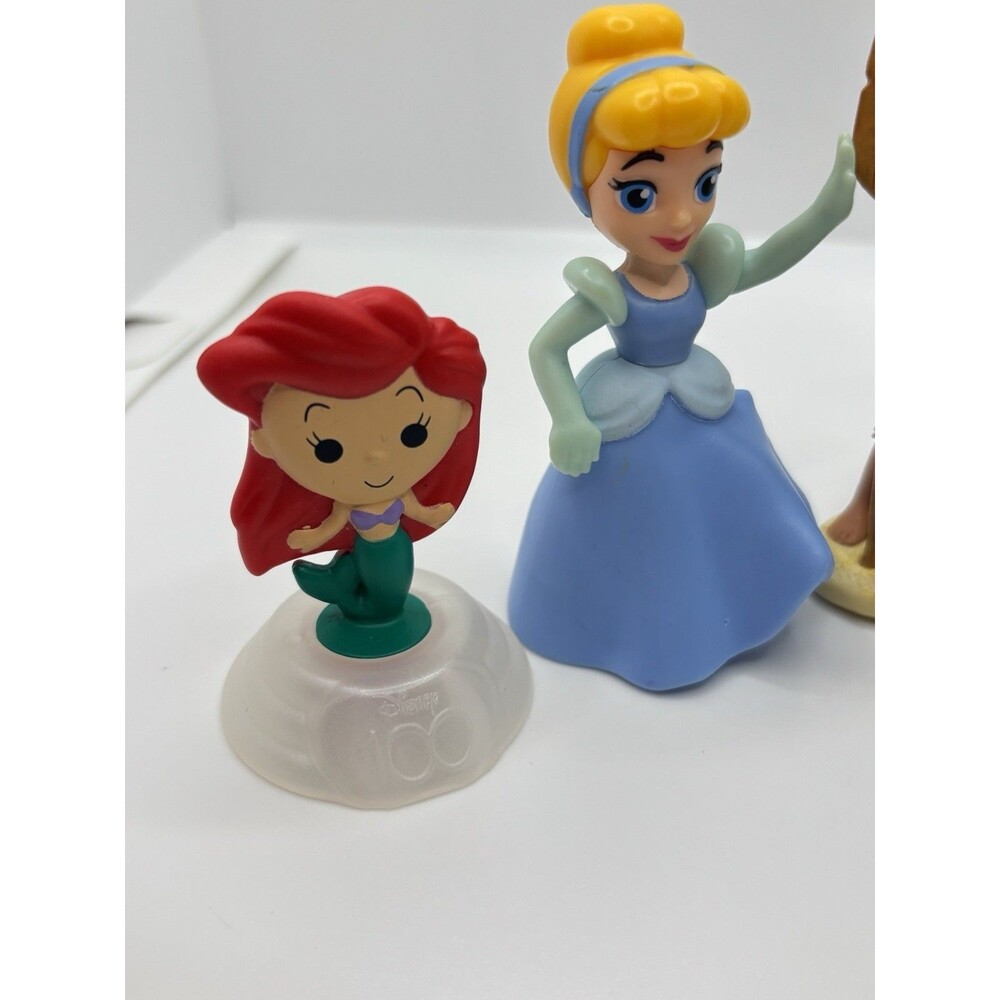 Disney Princess Lot Moana Jasmine Cinderella Ariel Cake Topper Figurines - Picture 2 of 7